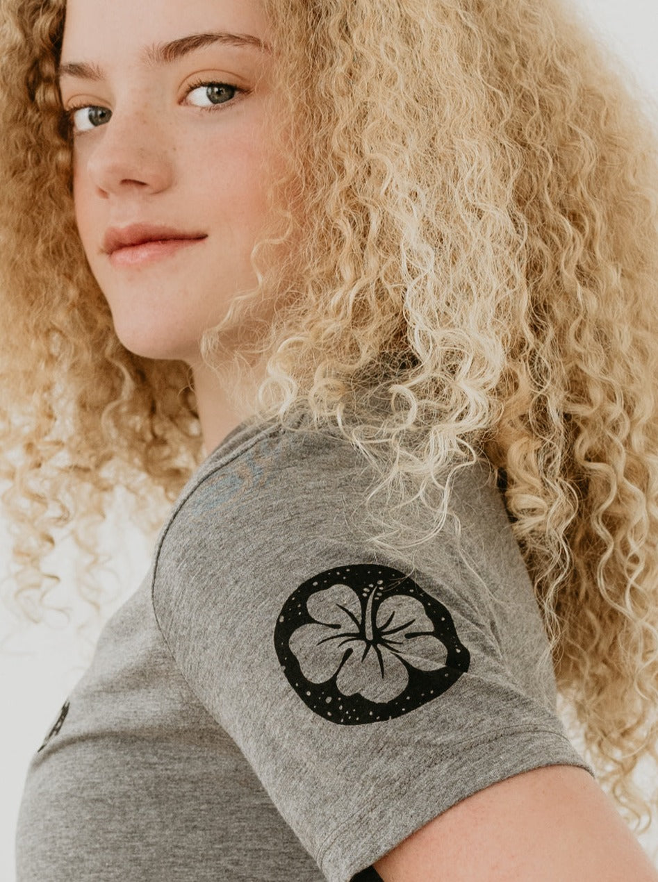 ALOHA women's fashion triblend short sleeve T-shirt offers a relaxed fit, perfect for casual everyday activities and provides an effortless style. Enjoy the relaxed fit of ALOHA for all day wear.