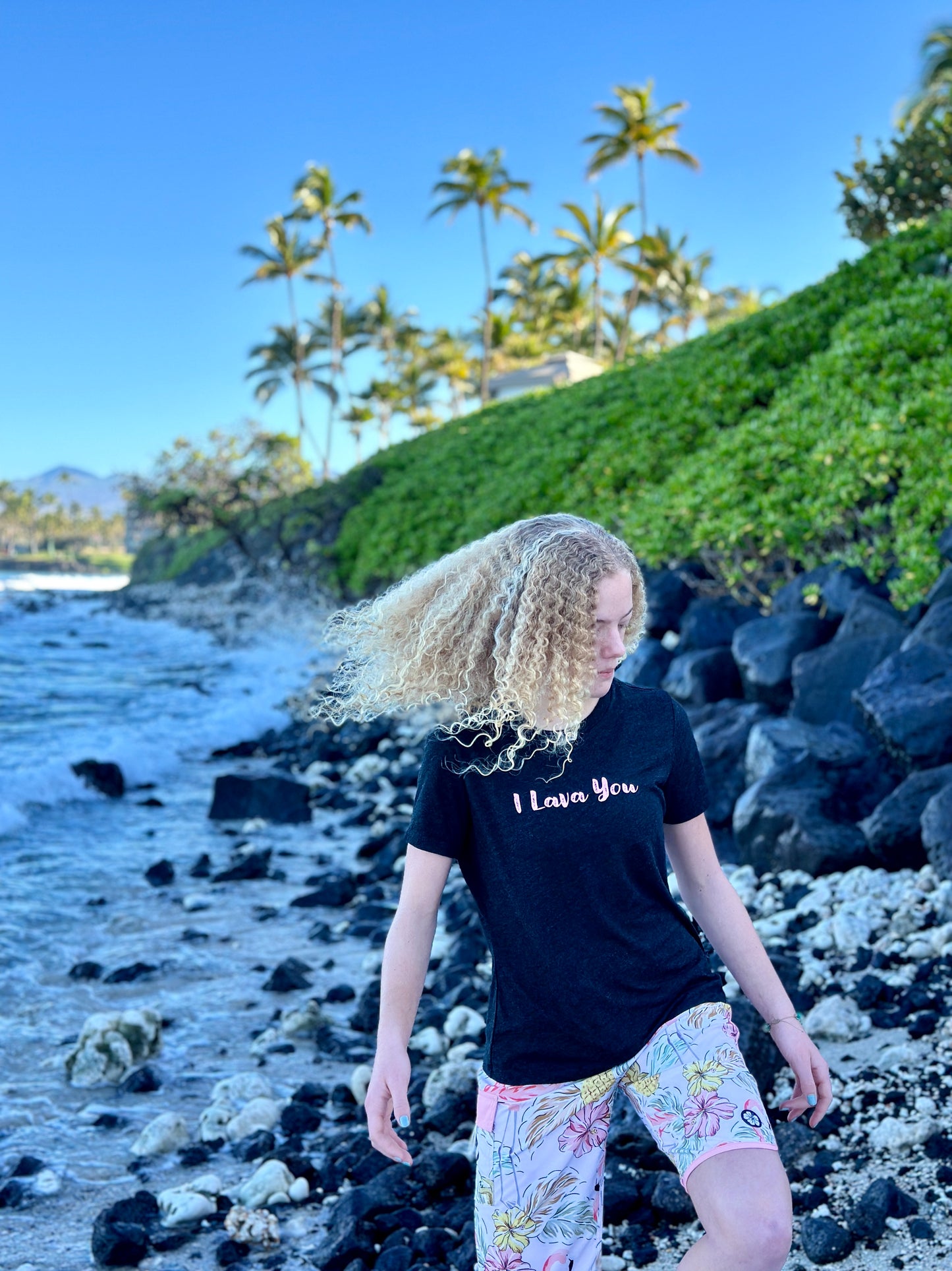 I LAVA YOU! One of our favorite women's fashion triblend short sleeve T-shirts that will help you stay cool in any situation. The relaxed fit is perfect for casual everyday activities and provides an effortless style. Perfect for a Valentines day gift or any occasion, for yourself or a loved one. Enjoy the relaxed fit of I LAVA YOU for everyday wear.