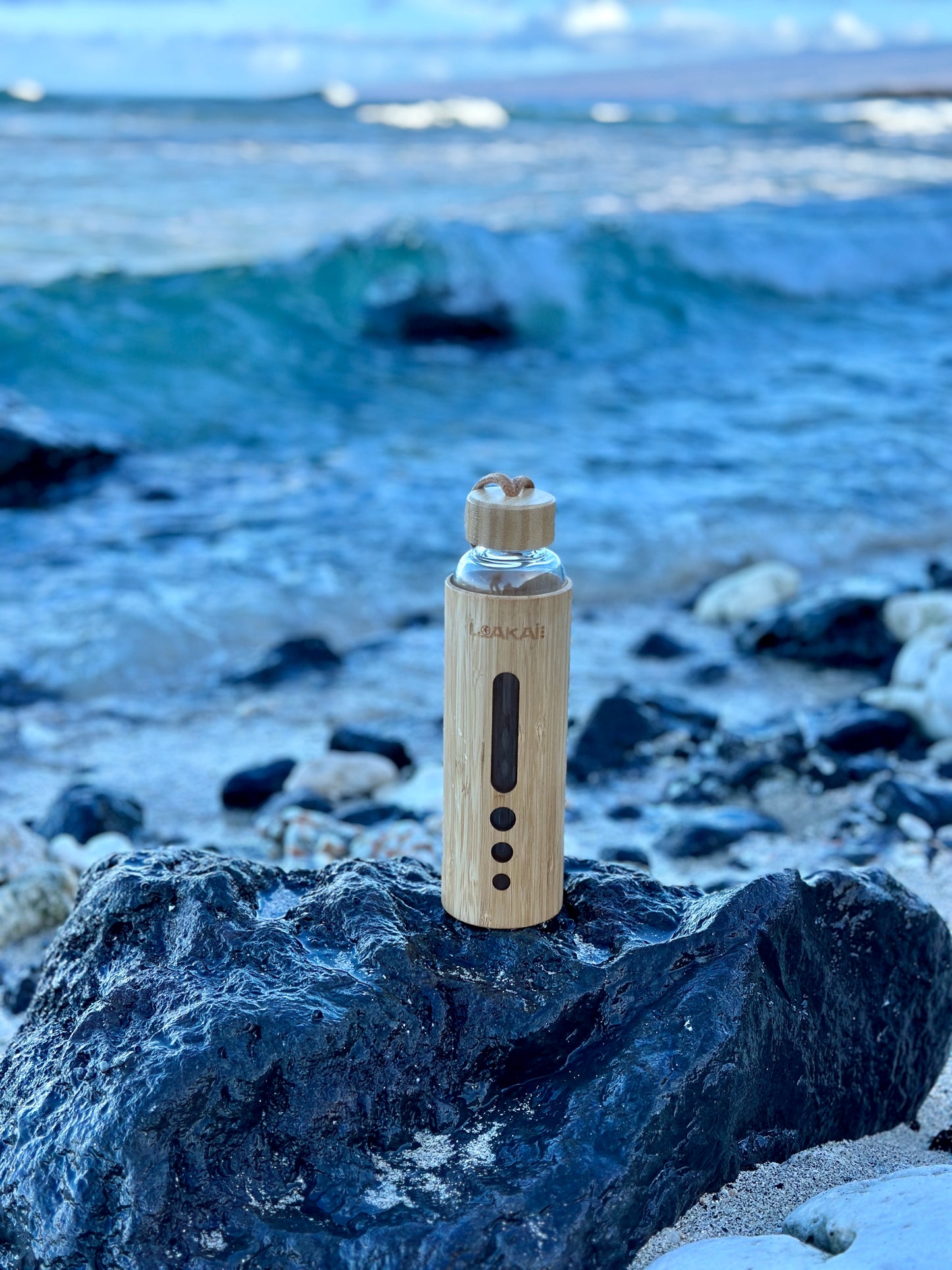 This Bamboo Water Bottle is Perfect for any cup holder and everyday activities. Crafted from Eco-friendly materials, featuring high-quality borosilicate glass that's shatter-resistant and simple to clean. It rapidly maintains temperature for both hot and cold beverages, boasting a 22-oz capacity, FDA approved and free from BPA.