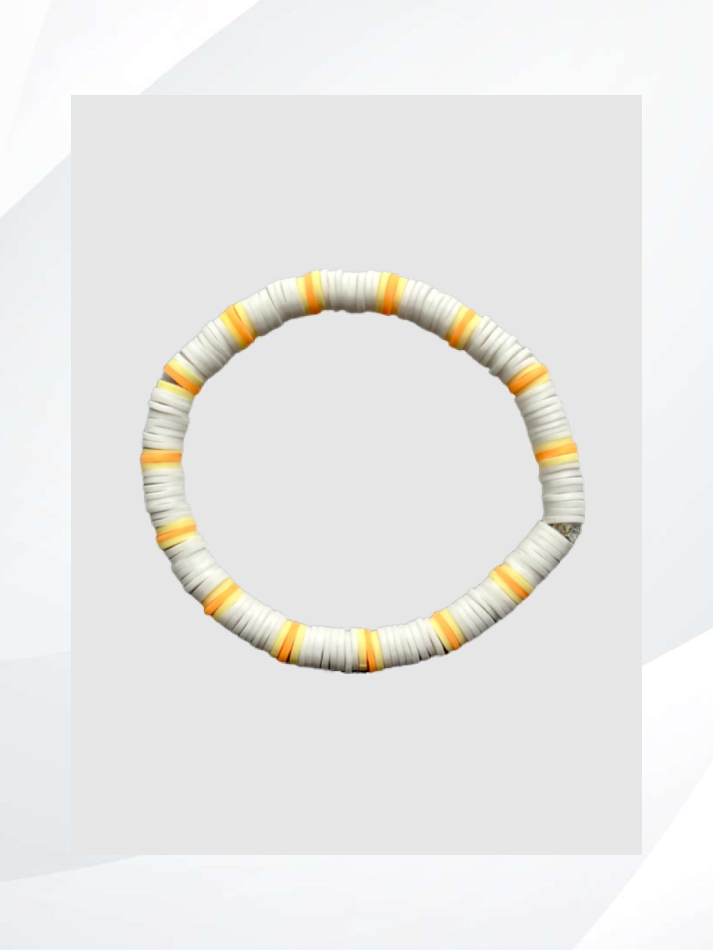 VIBRANT ORANGE STRETCH BRACELET
