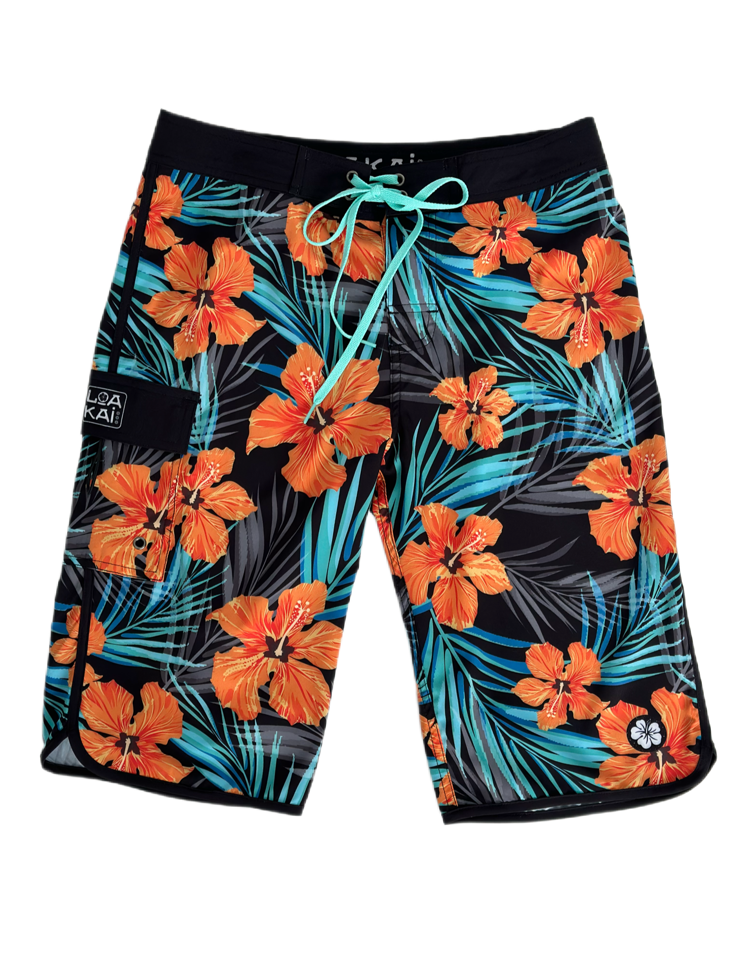 KAI HIBISCUS women's and girls long boardshorts offer a relaxed fashion fit for comfort and a stylish look. The eye-catching design ensures you stand out from the crowd. This premium lightweight and breathable quick dry recycled 4-way stretch fabric helps you stay looking and feeling cool. Complete with side pocket, these boardshorts will quickly become one of your go-tos.