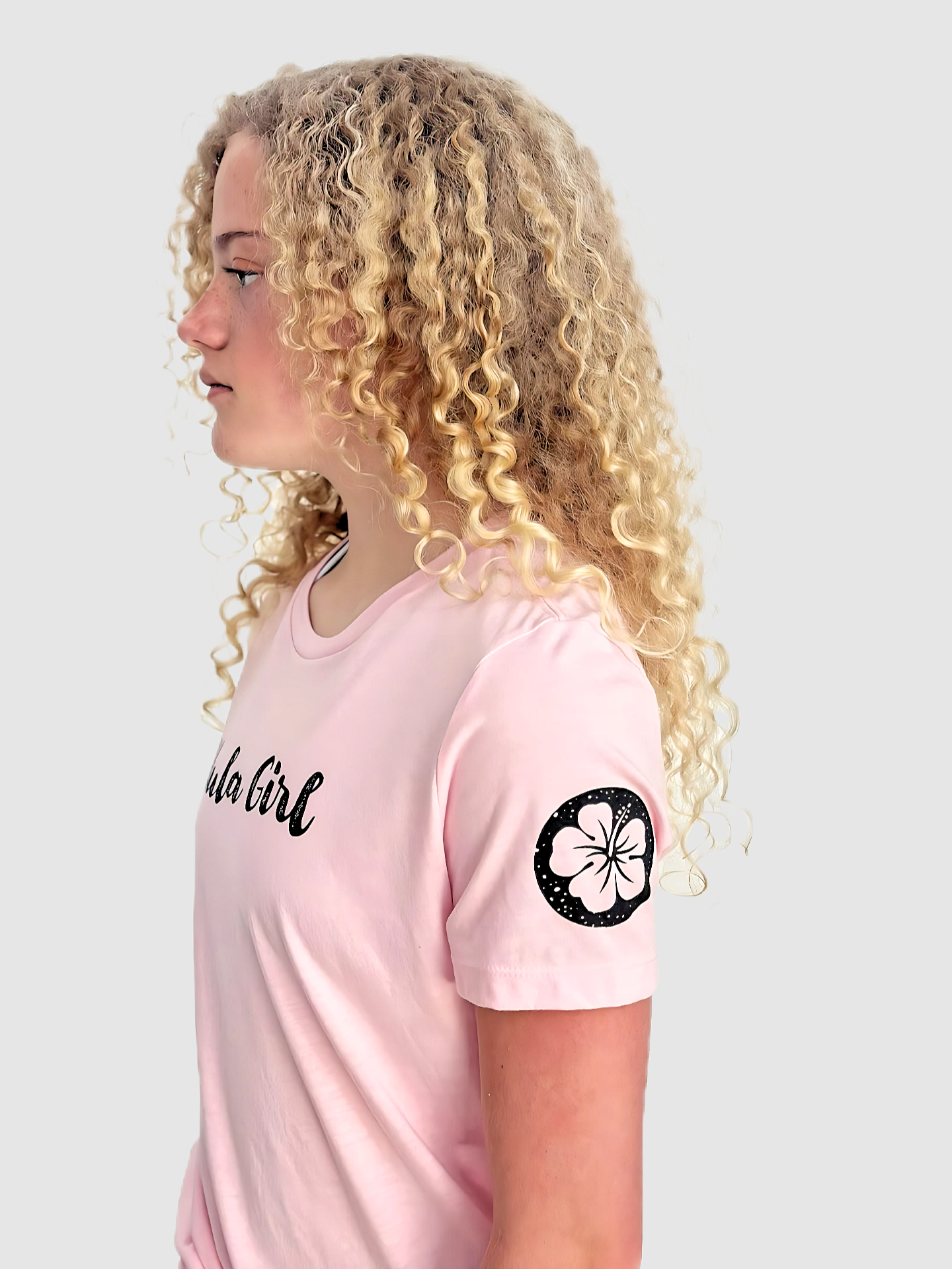 HULA GIRL women's fashion triblend short sleeve T-shirt offers a relaxed fit, perfect for casual everyday activities and provides an effortless style. Enjoy the relaxed fit of HULA GIRL for all day wear.
